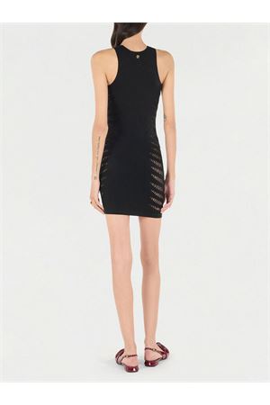 Dress With Perforated Zebra Motif ROBERTO CAVALLI | UKT166MA001.05051